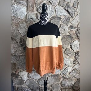 NWT PatPat Color-block Sweater Mens L